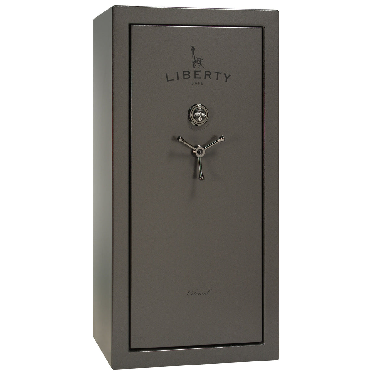 Colonial Series | Level 4 Security | 75 Minute Fire Protection | 23 PRO FLEX | DIMENSIONS: 60.5"(H) X 30"(W) X 22"(D*) | Gray Marble | Mechanical Lock - Closed